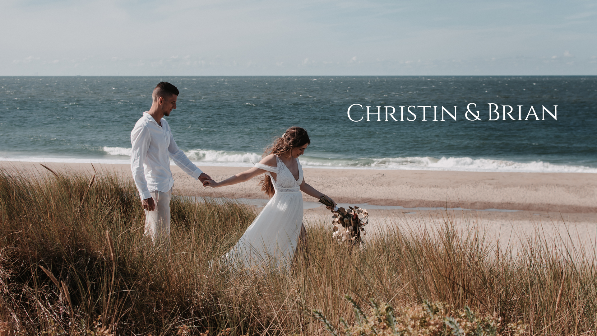 Strandhochzeit Christin & Brian, Hochzeitsinspiration in Domburg, Niederlande